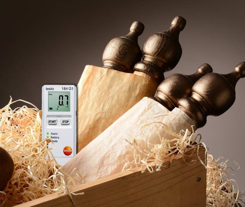 Datalogger voor schokken testo 184 G1
