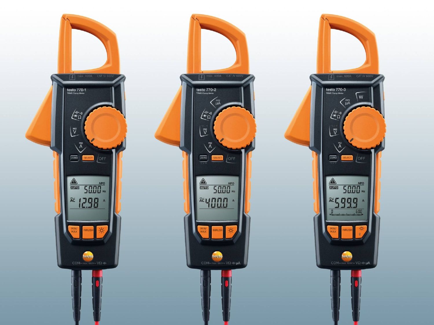 Hochpräzise Stromzangen testo 770