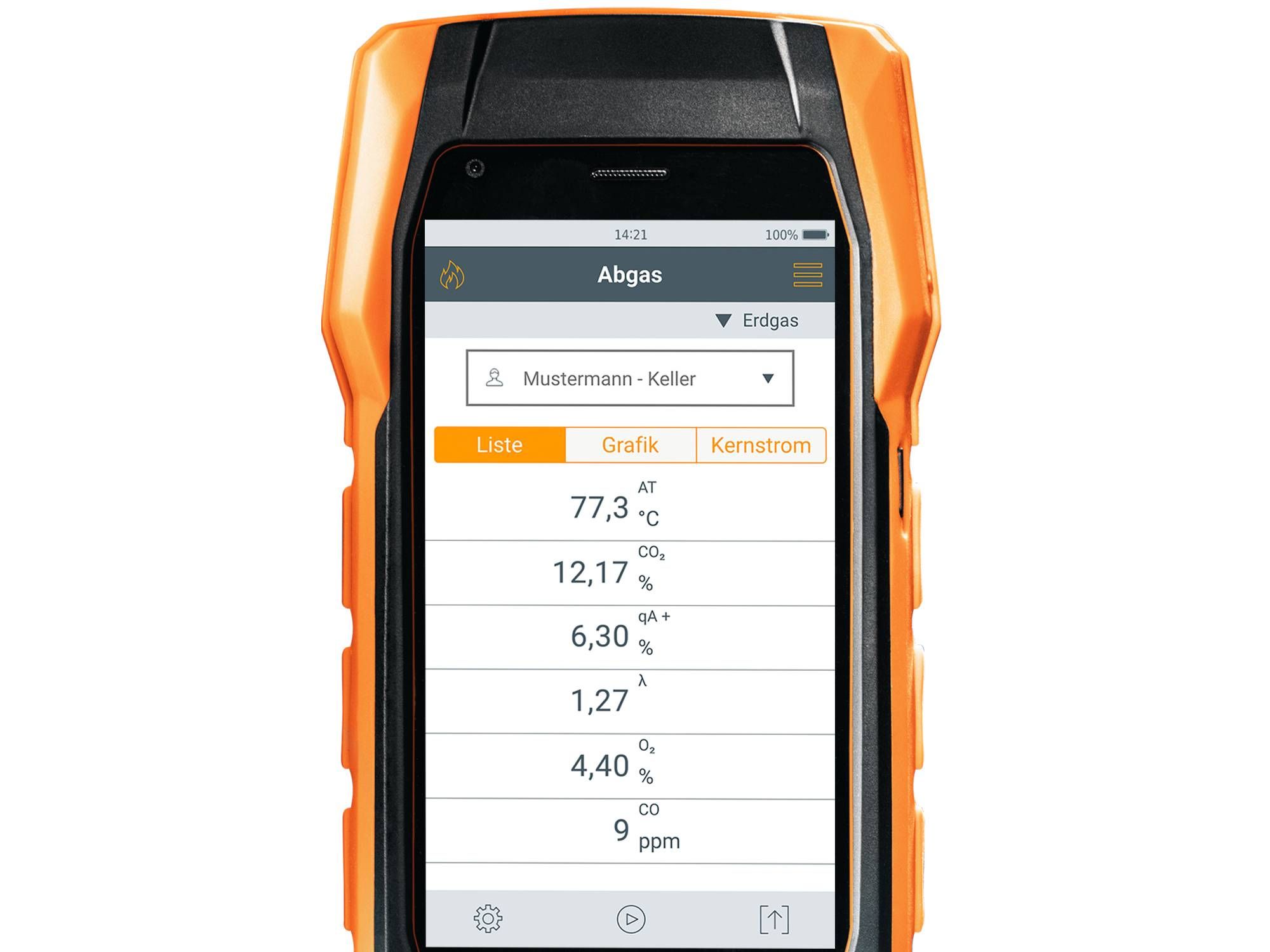 Abgasmessung mit dem testo 300