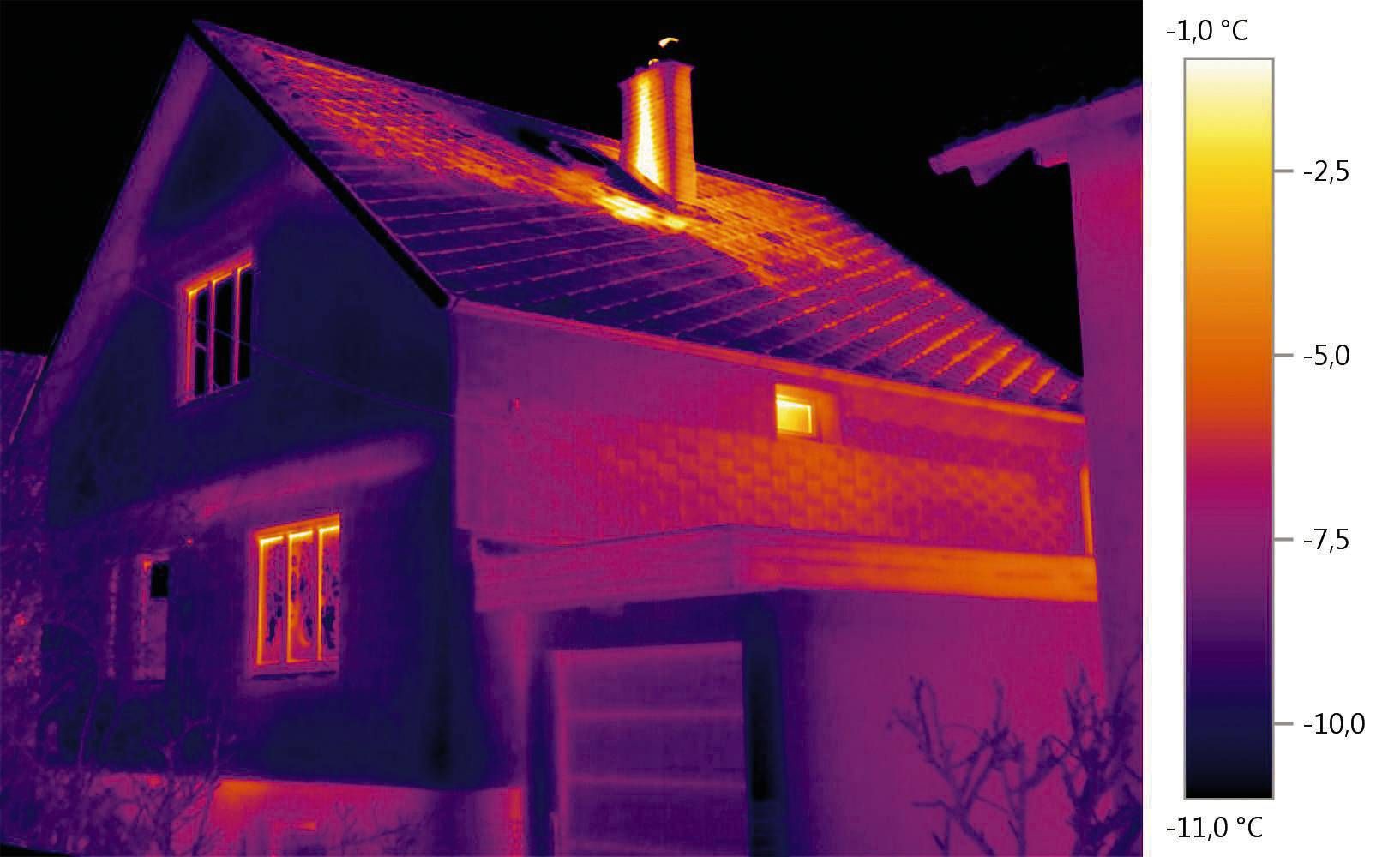 Thermografie an der Gebäudehülle