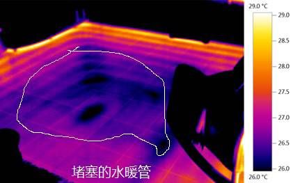 水暖管的堵塞检测