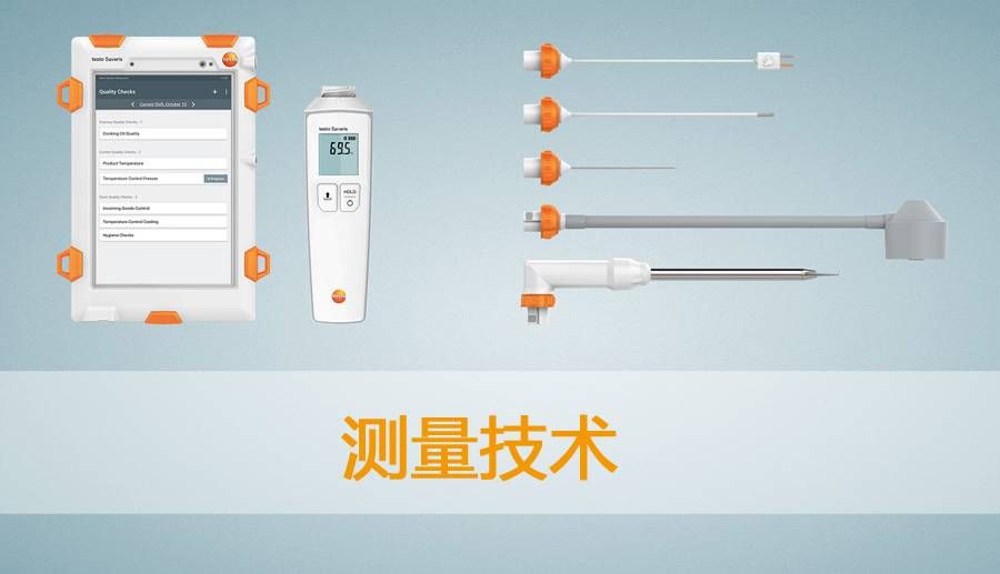 testo的成功依赖于不断创新的测量技术