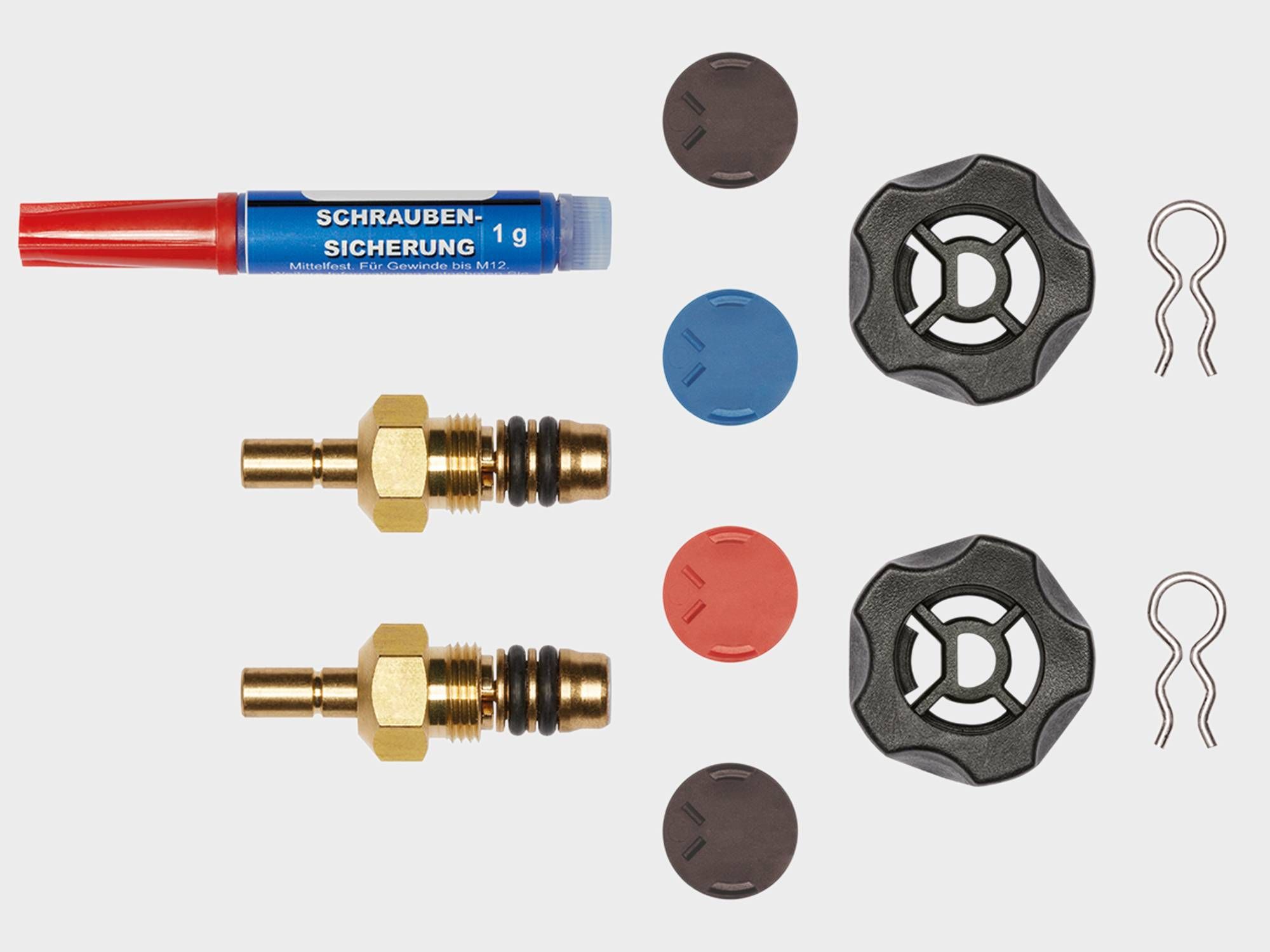 Valve spare part set for testo 549/550/557/570