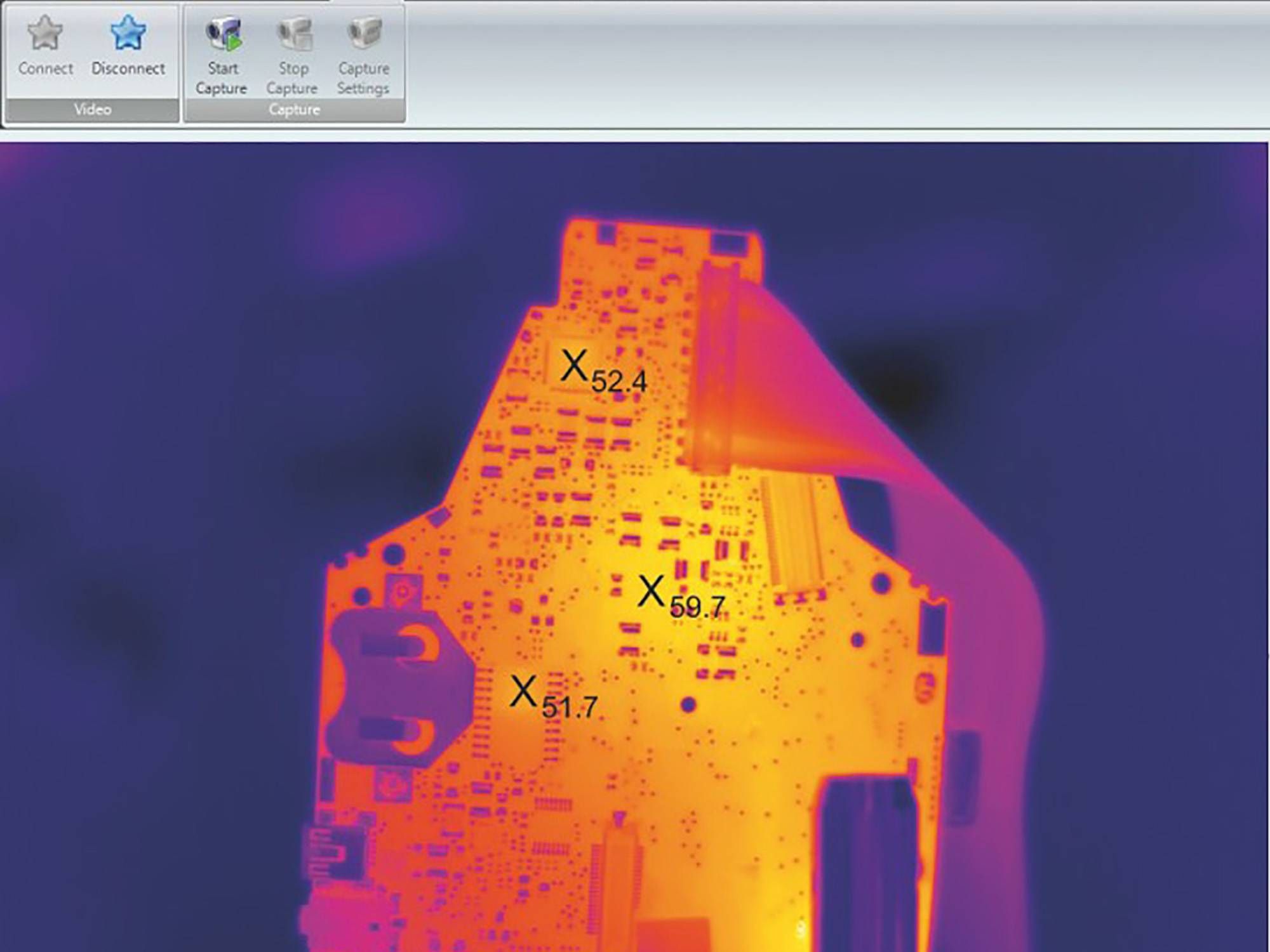 Thermal image platine