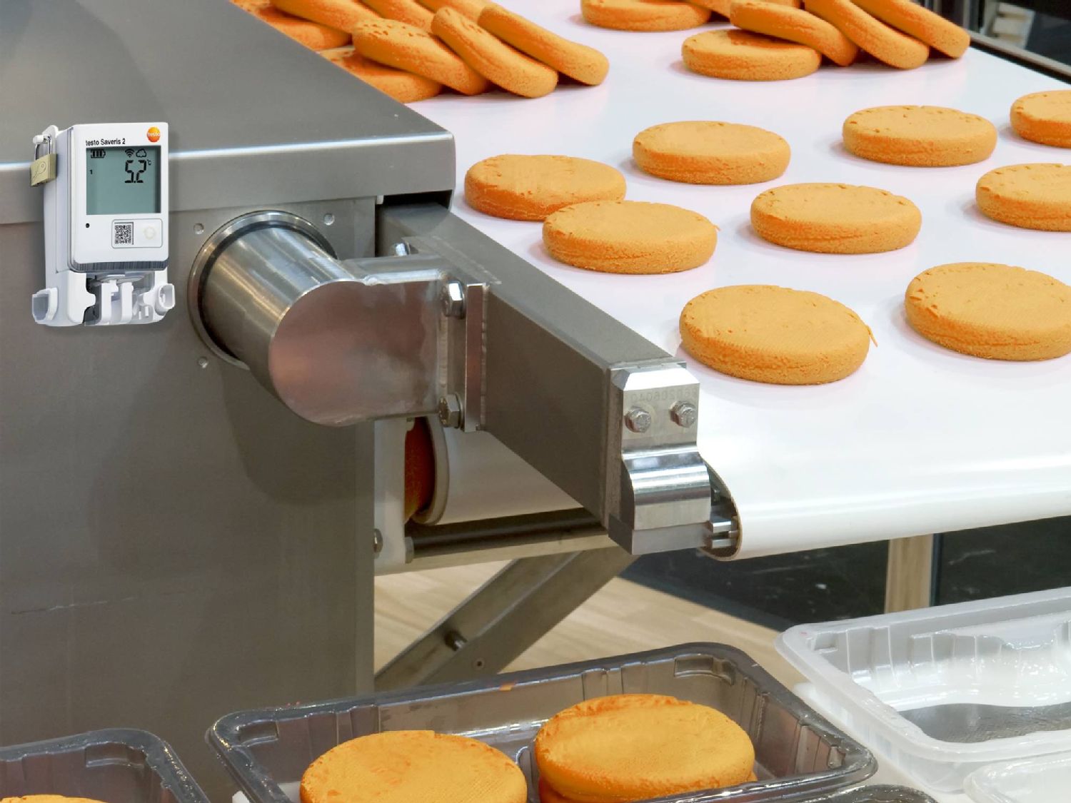 Control de la temperatura en la producción alimentaria con el testo Saveris 2