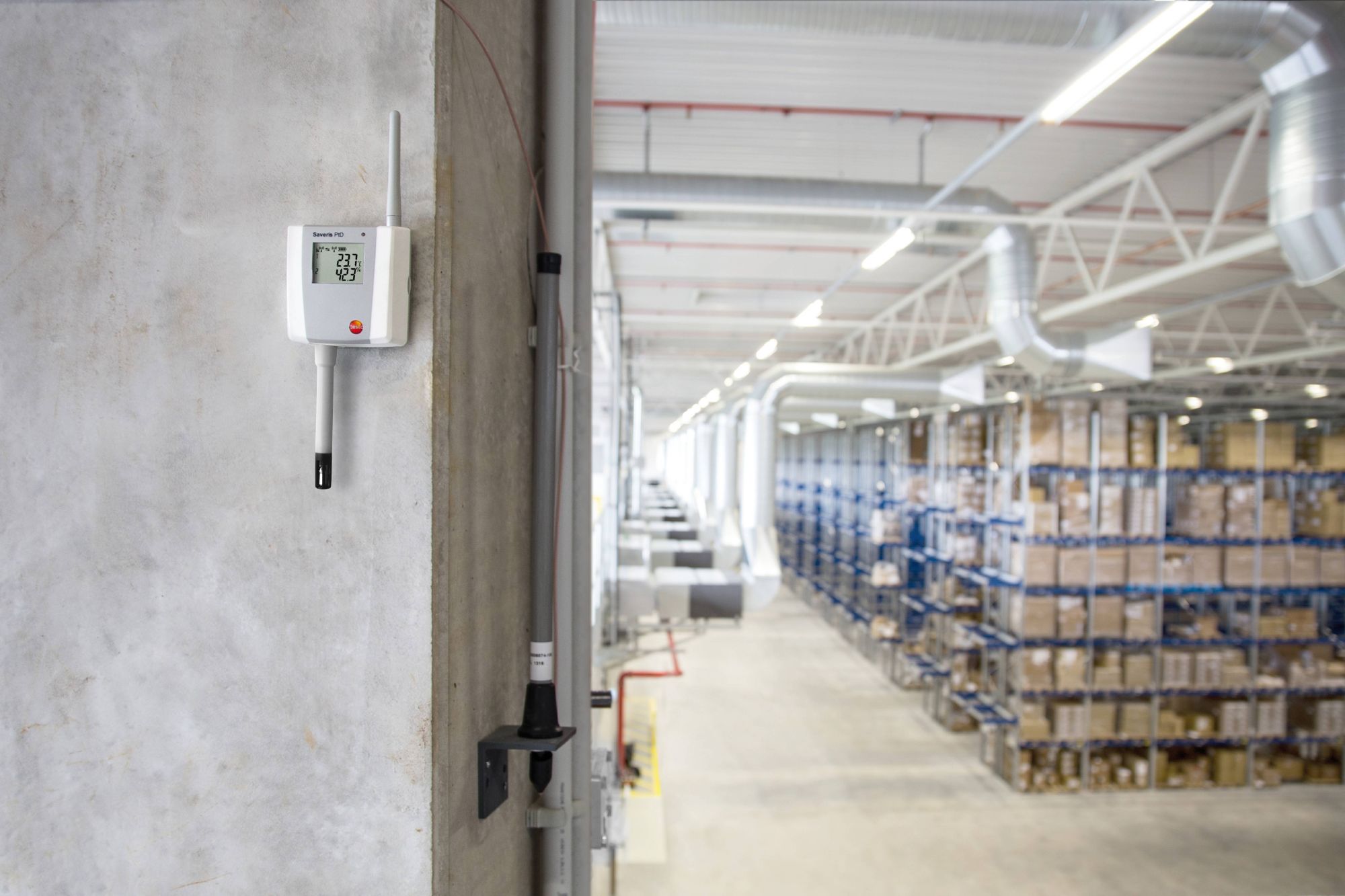 Indoor climate monitoring in storage