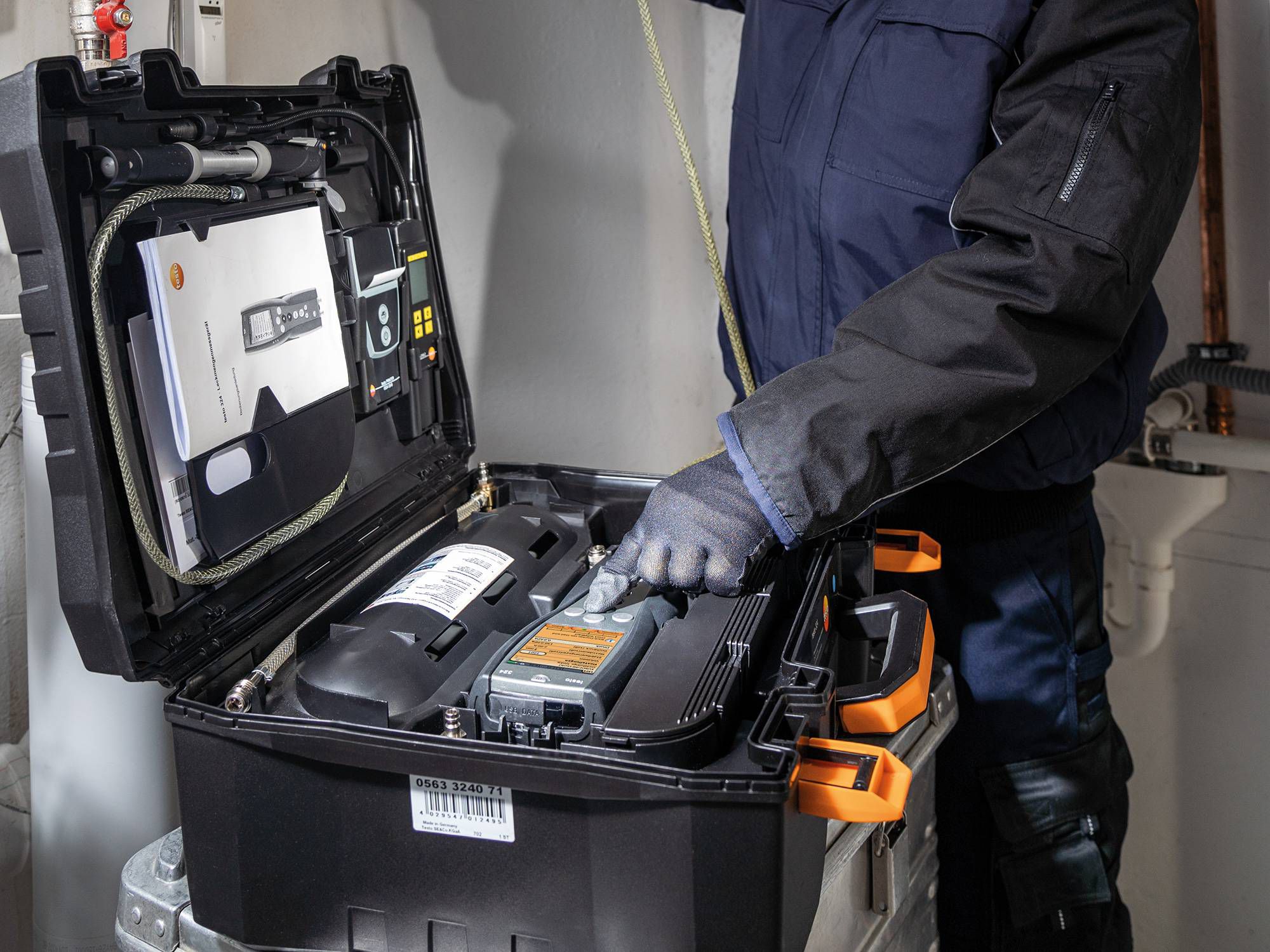 Testo leak flow meter