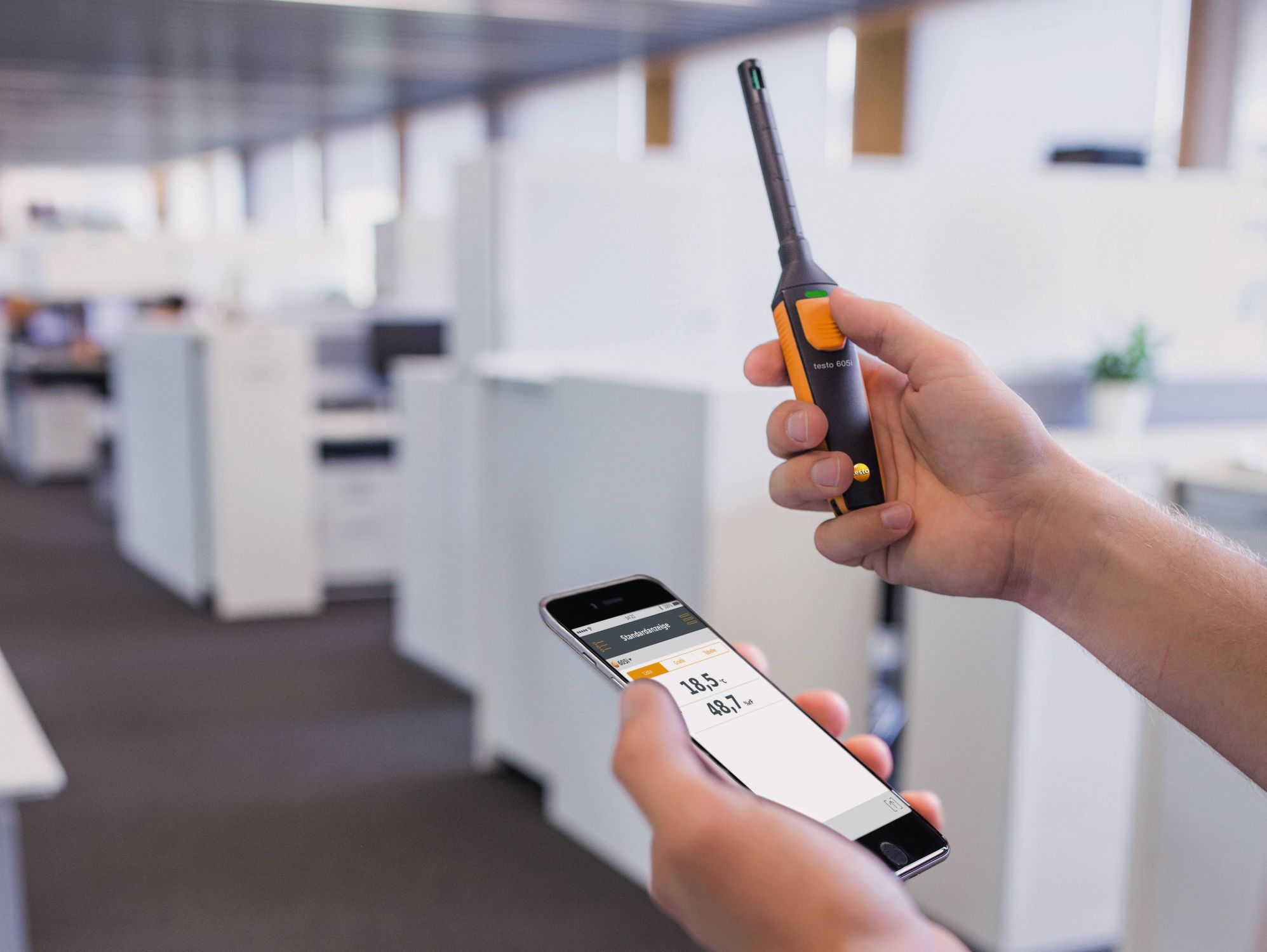 Schimmelgefahr erkennen mit dem testo 605i