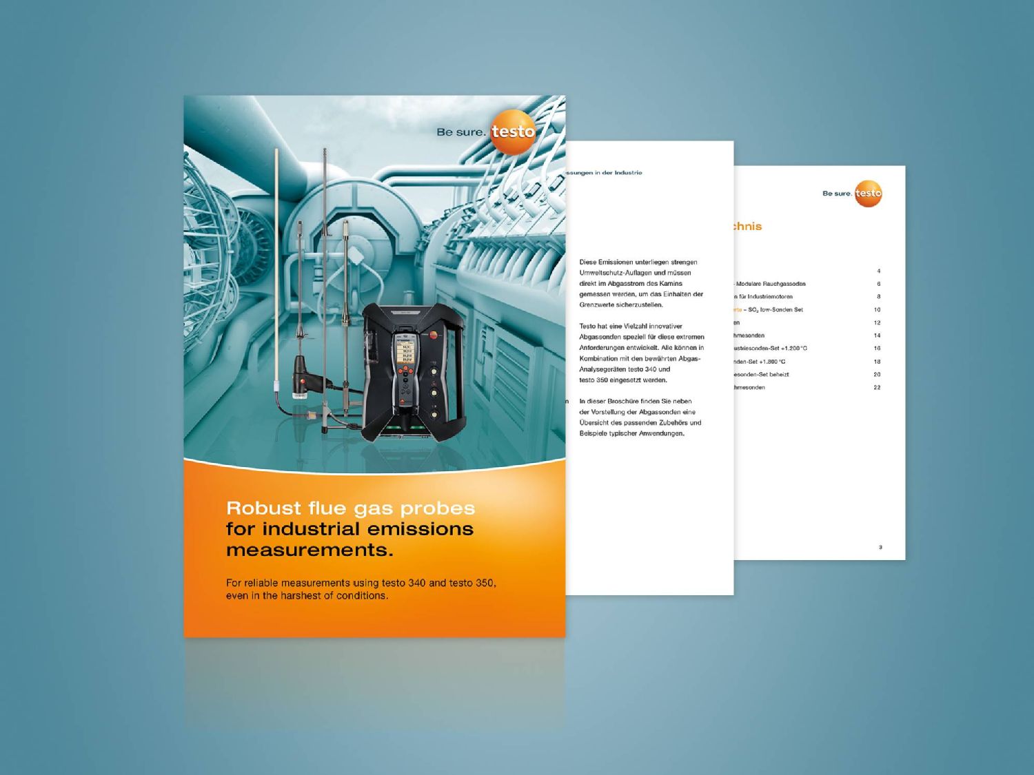 Brochure emission probes