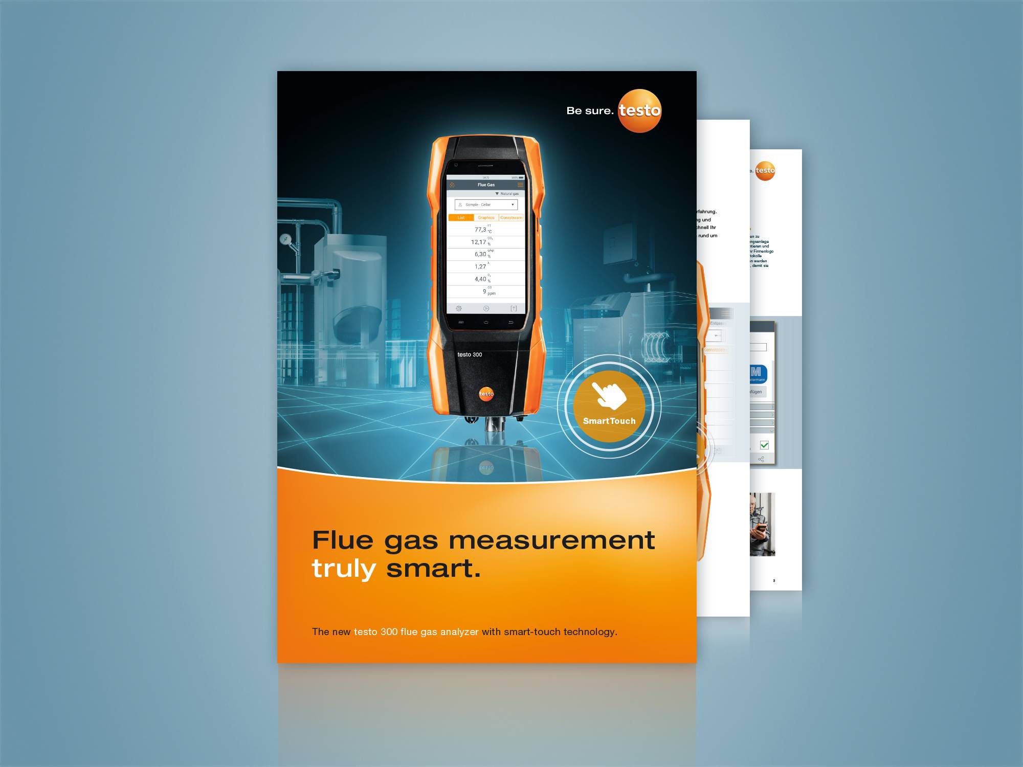 Téléchargement de la brochure sur le testo 300