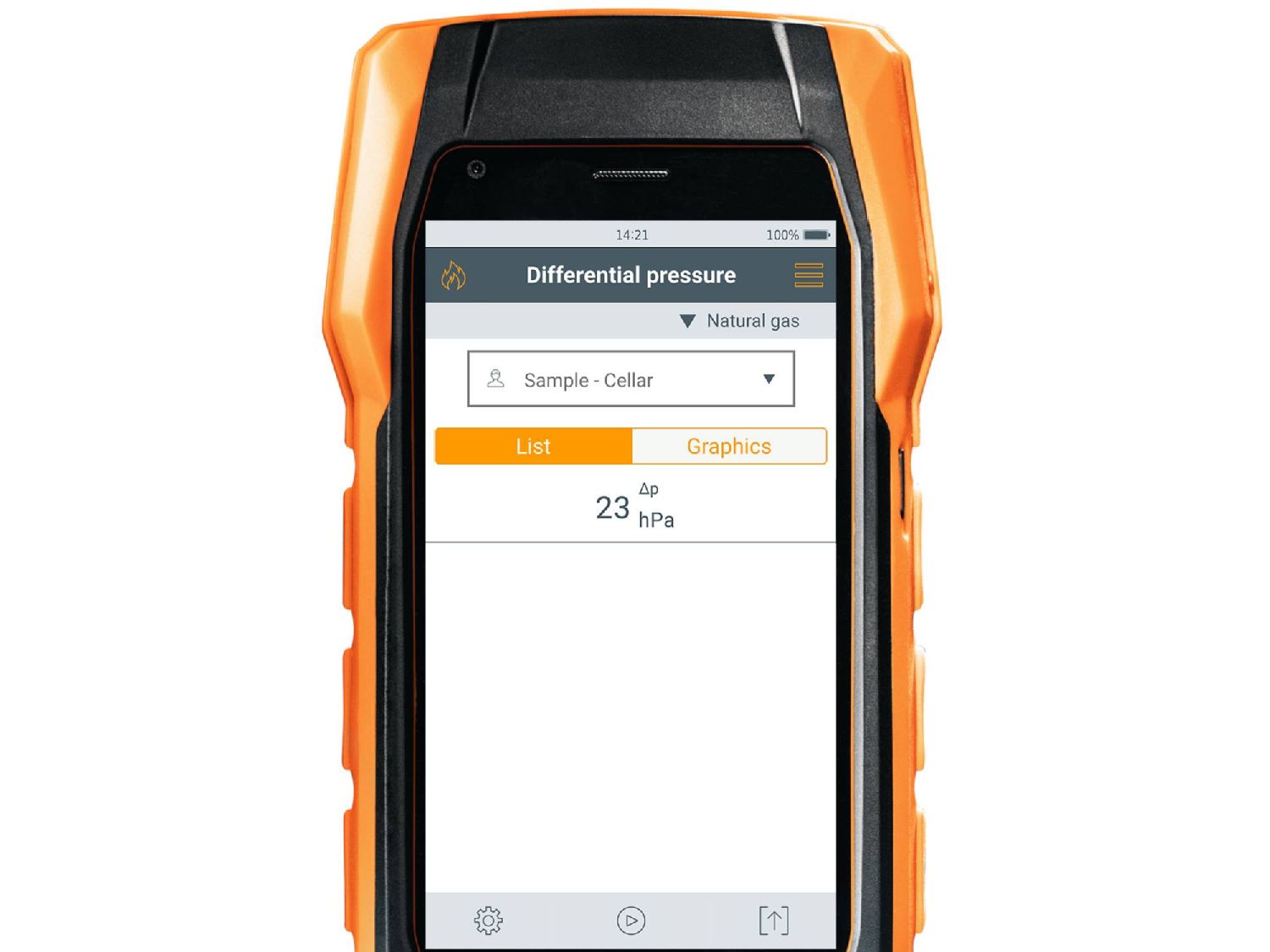 testo 300 flue gas analyzer differential pressure measurement